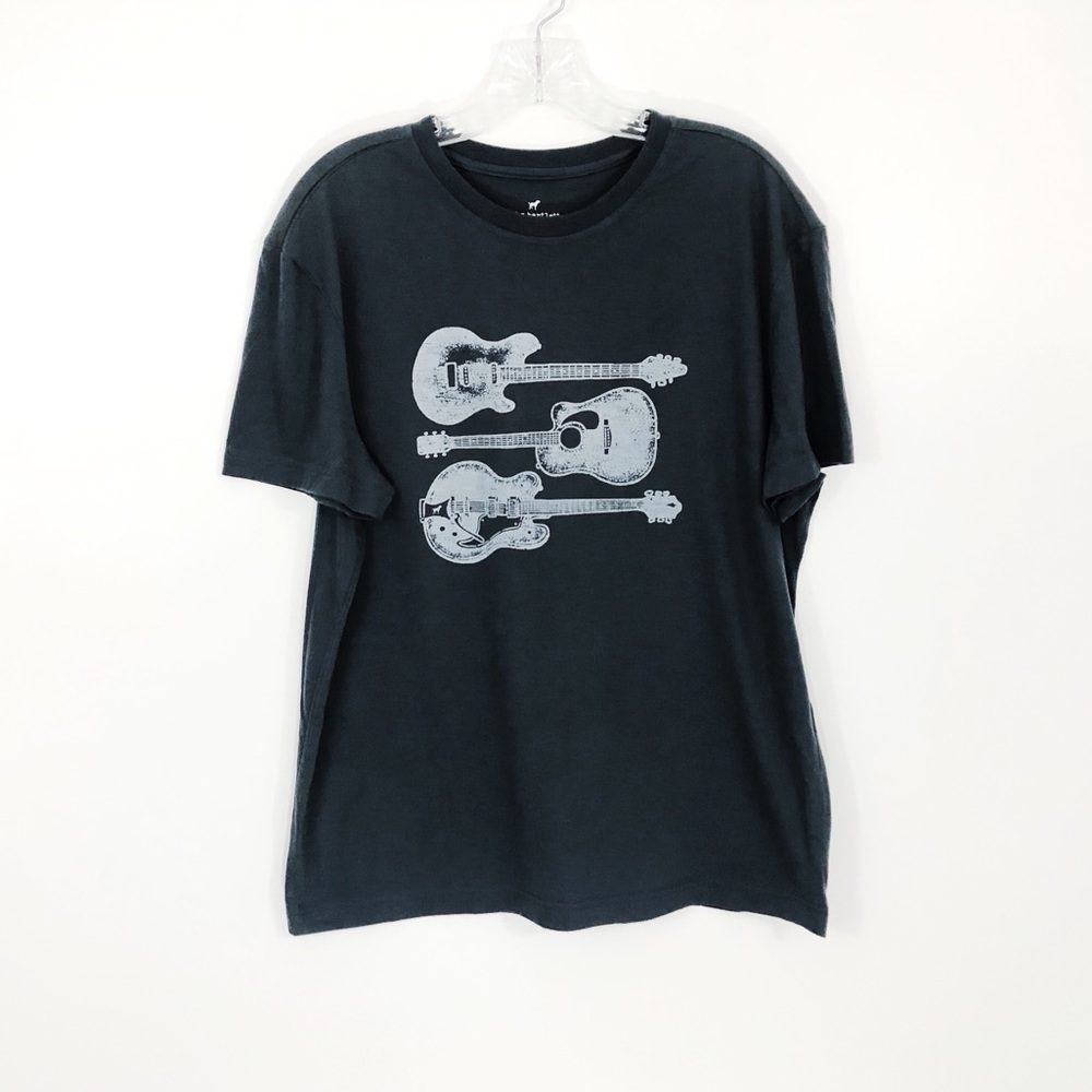 4/$25 John Bartlett Graphic Guitar Tee Shirt